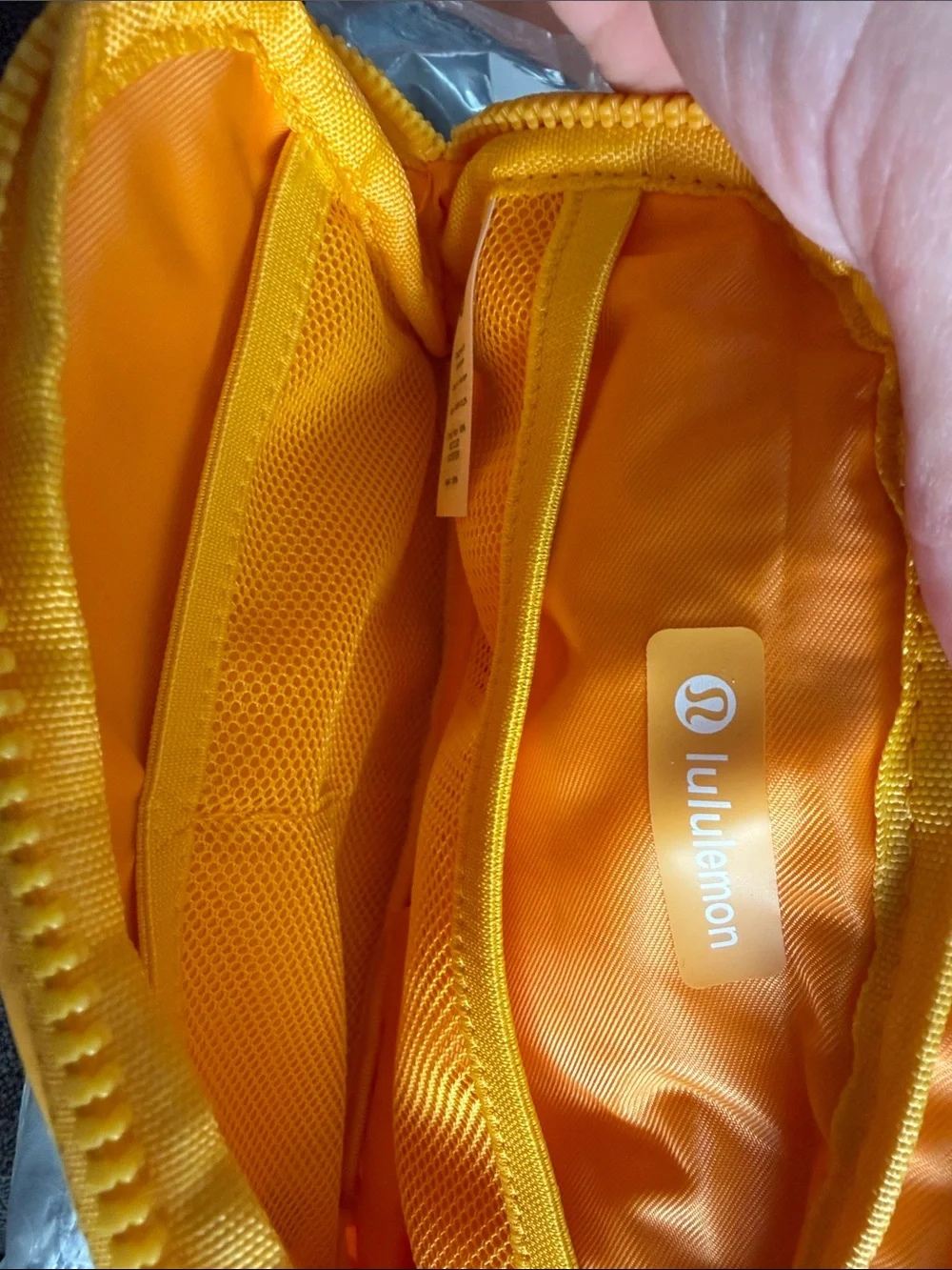 lululemon athletica Vibrant Yellowish/Orange Phone Pouch